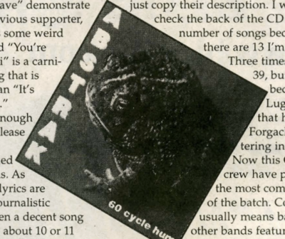 abstrak record cover